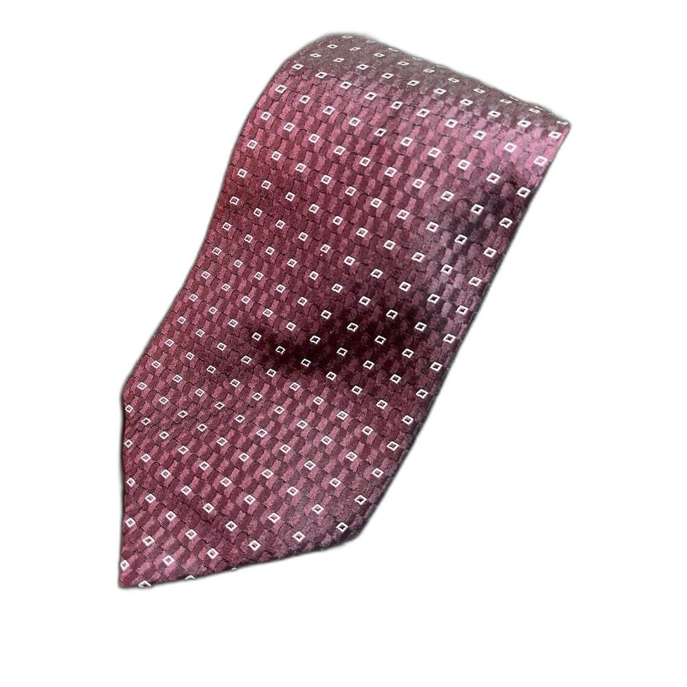 Club Room By charter Club vintage Unisex Necktie Silk Tie Made USA